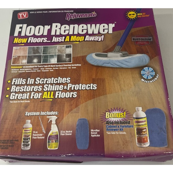 Rejuvenate All Floors Restorer Rejuvenate No Bucket Cleaner, Kit New In Box - Picture 1 of 3